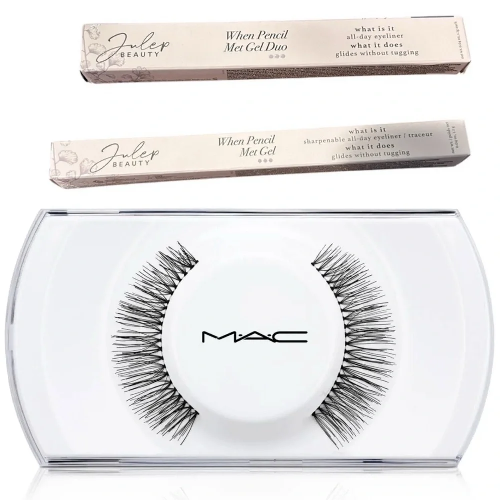 Mac False Lashes and Julep Black and Blue All Day Eyeliner Pen Set🆕